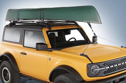 Discover Ford Bronco Accessories in PR, Racks And Carriers By Thule - Rack-Mounted Canoe Carrier